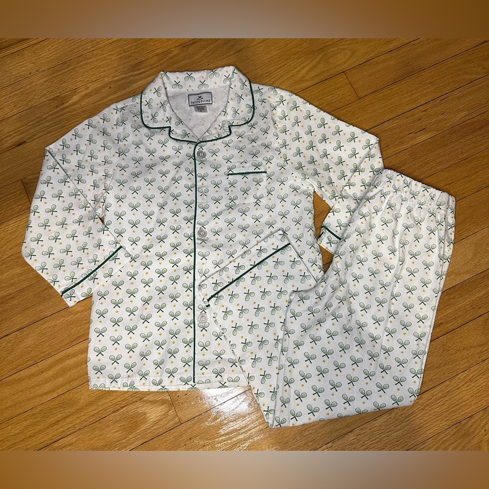 Petite Plume Kids Tennis Print Pajama Set